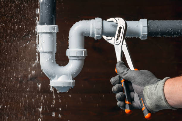 Professional Emergency Plumber technician working in Burtrum, MN